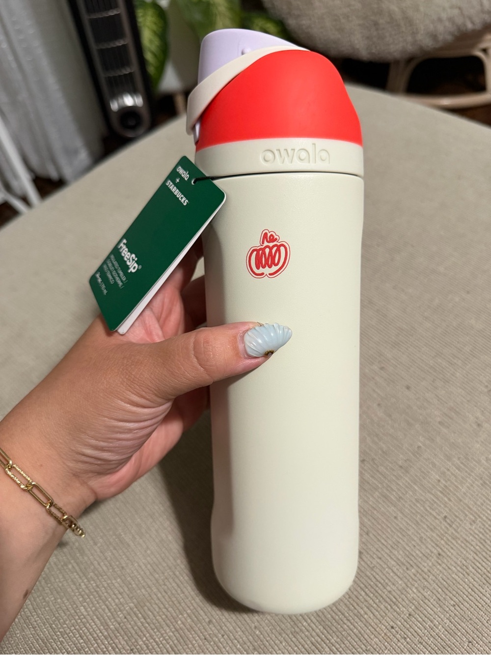 limited-edition Starbucks + Owala FreeSip collaboration insulated tumbler.